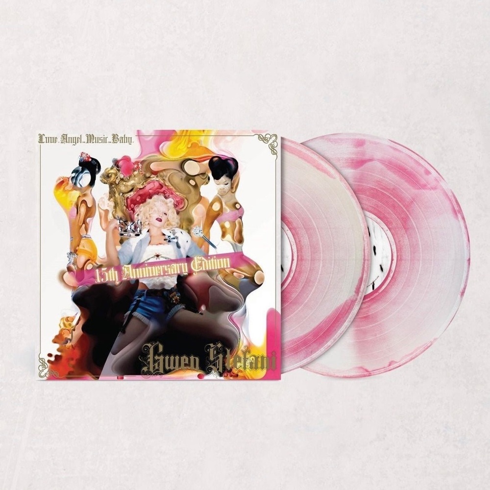 Gwen Stefani L.A.M.B. 12” Limited Edition Pink & White Swirl Colored Vinyl